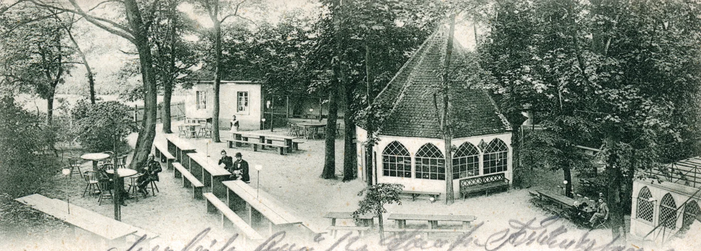 Die Außenanlage der Jakobslust, 1890er Jahre