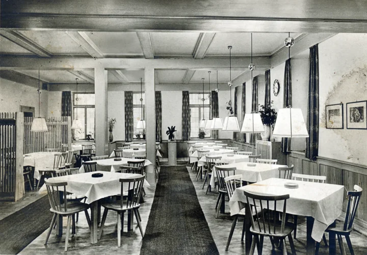 Innenansicht des Restaurants der Jakobslust.