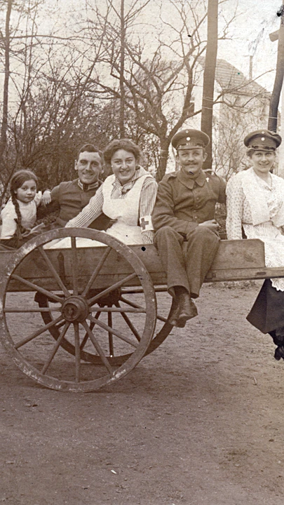 Soldaten zur Genesung in Grünstadt, 1914-1918