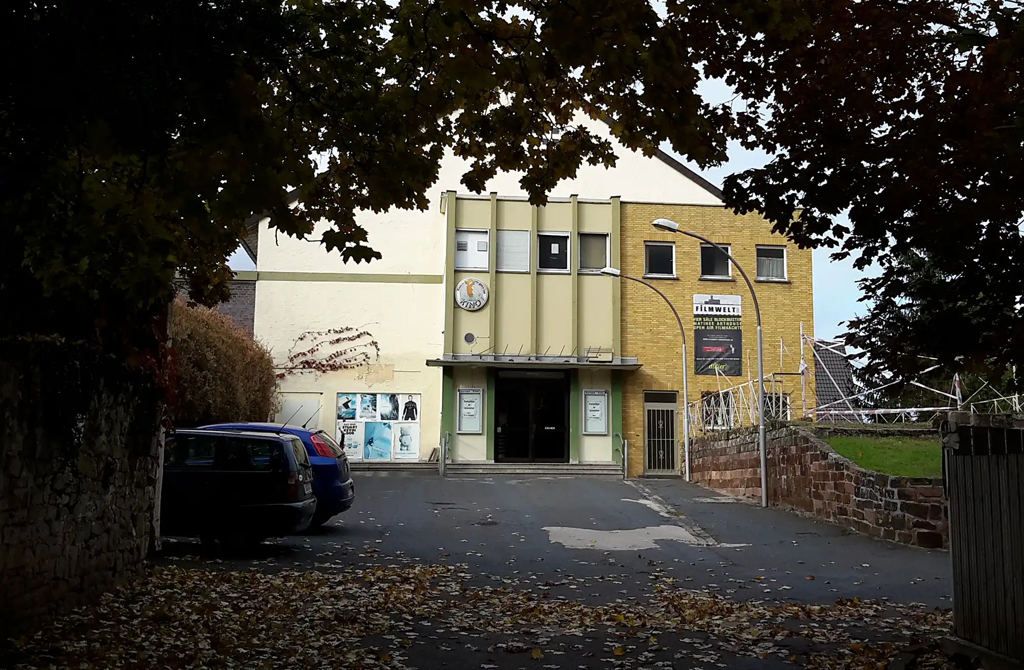 Das alte Kino in Grünstadt vor dem Abriss